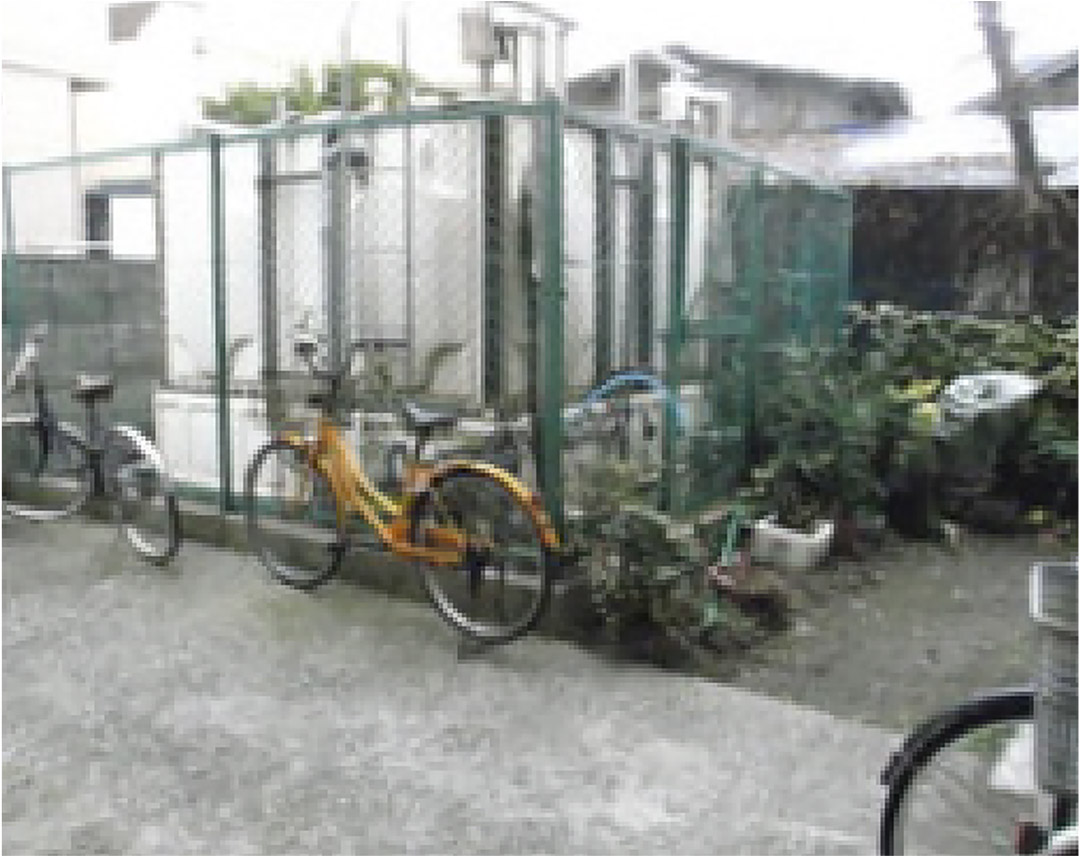 東京都大田区の５階建てマンションの施工例　施工前