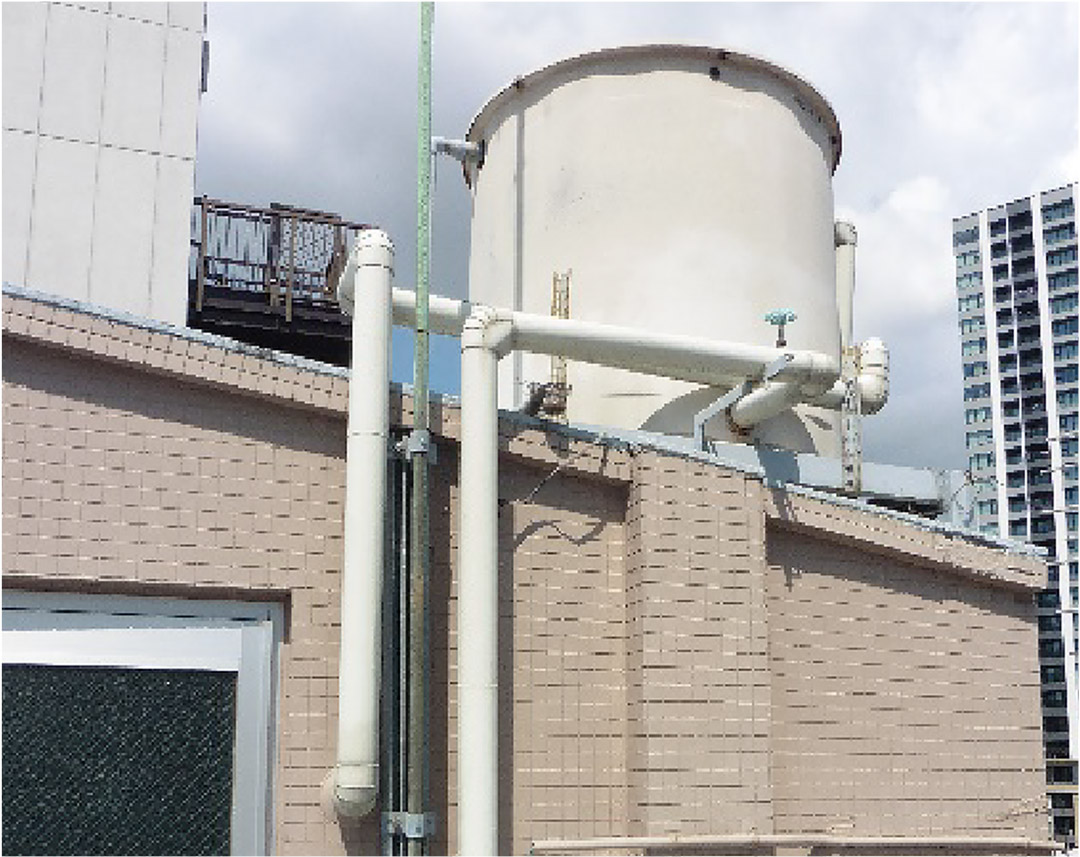 東京都品川区の６階建てマンションの施工例　施工前