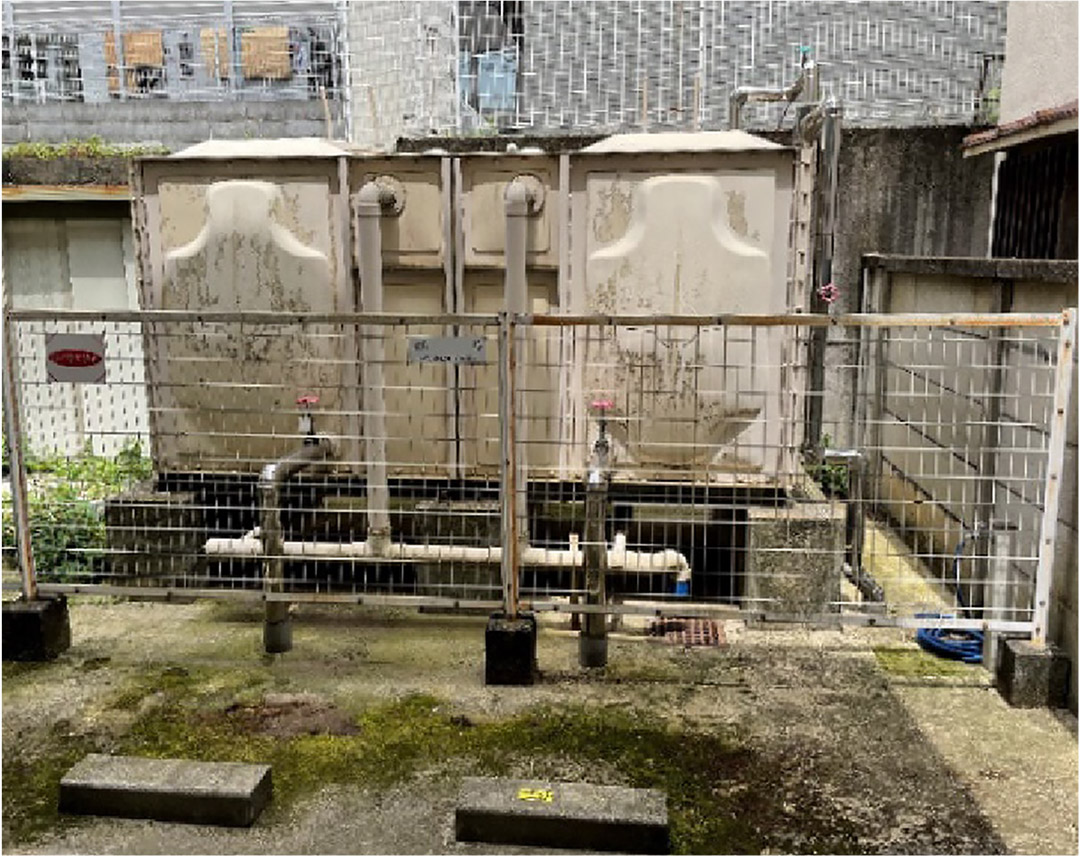 東京都品川区の３階建てマンションの施工例　施工前