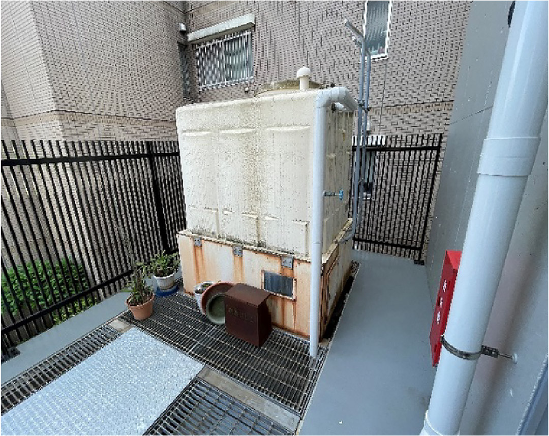 東京都大田区の４階建てビルの施工例　施工前