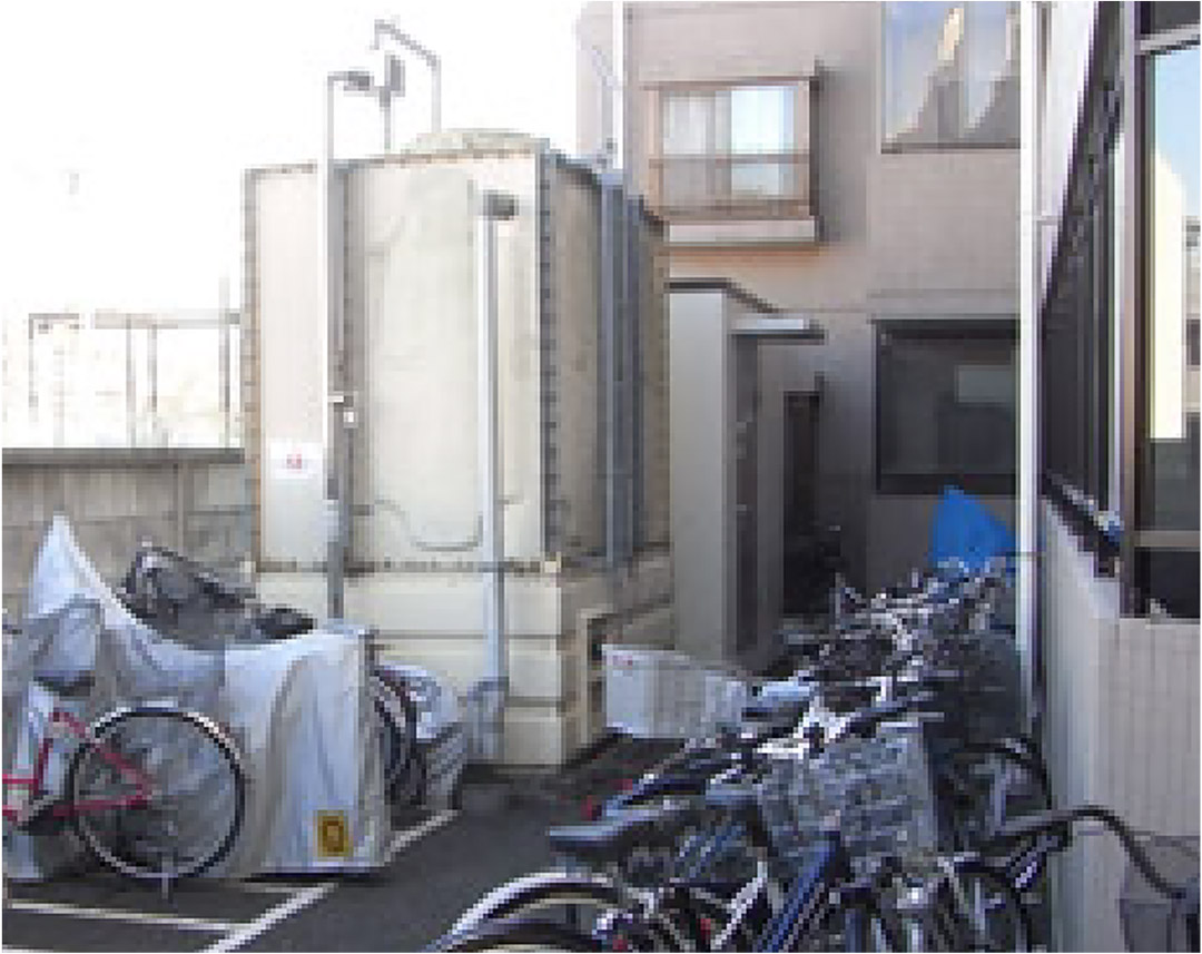 東京都品川区の５階建てマンションの施工例　施工前