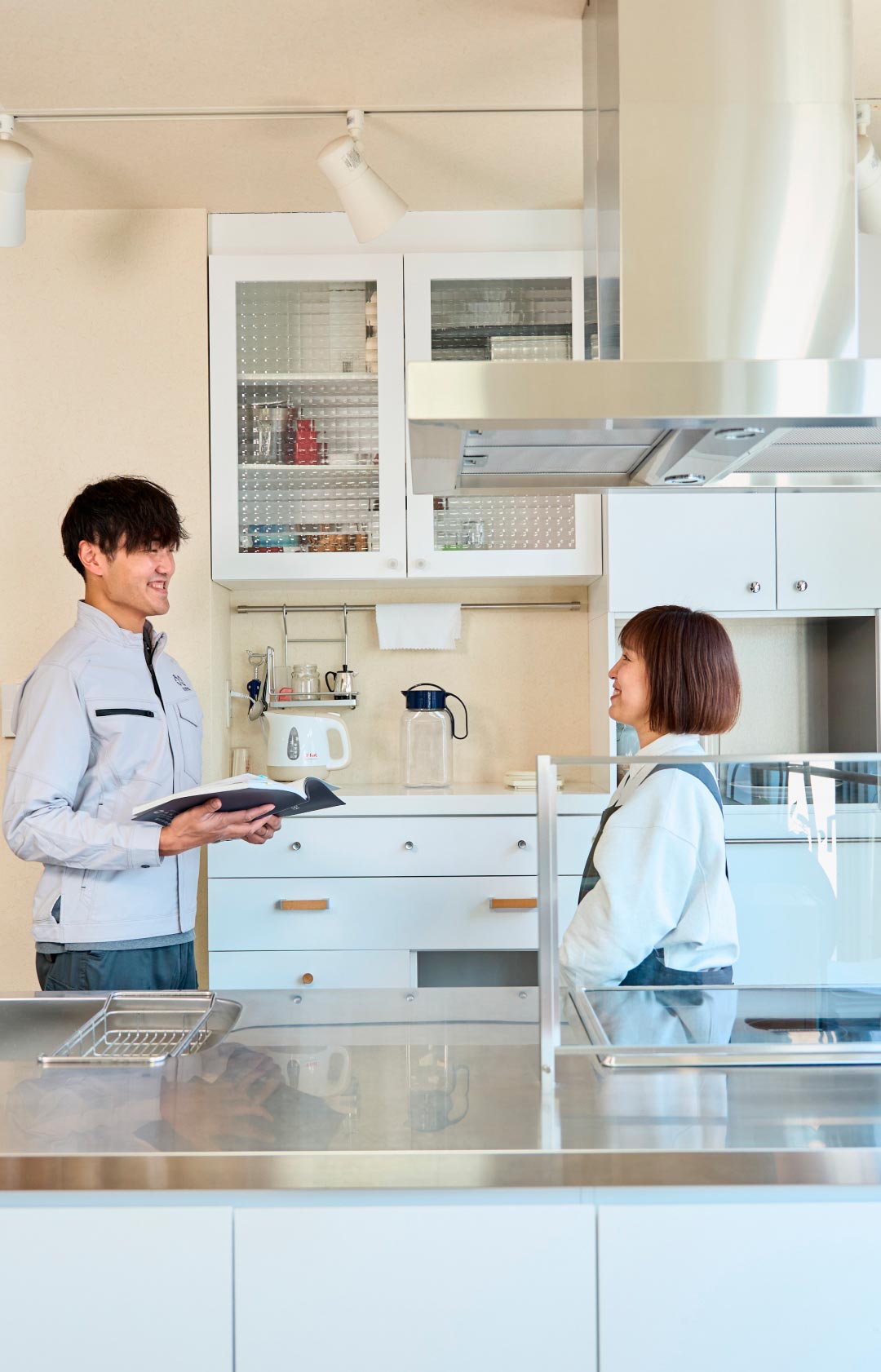 キッチンのリフォーム提案の様子