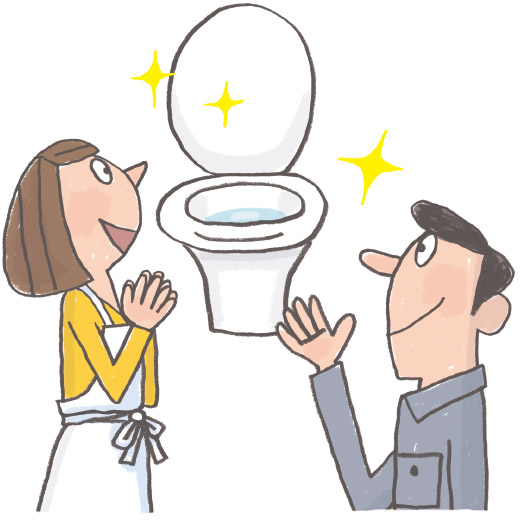 故障箇所の修復を開始イラスト