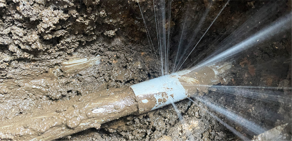 水道局検診で水漏れを指摘された