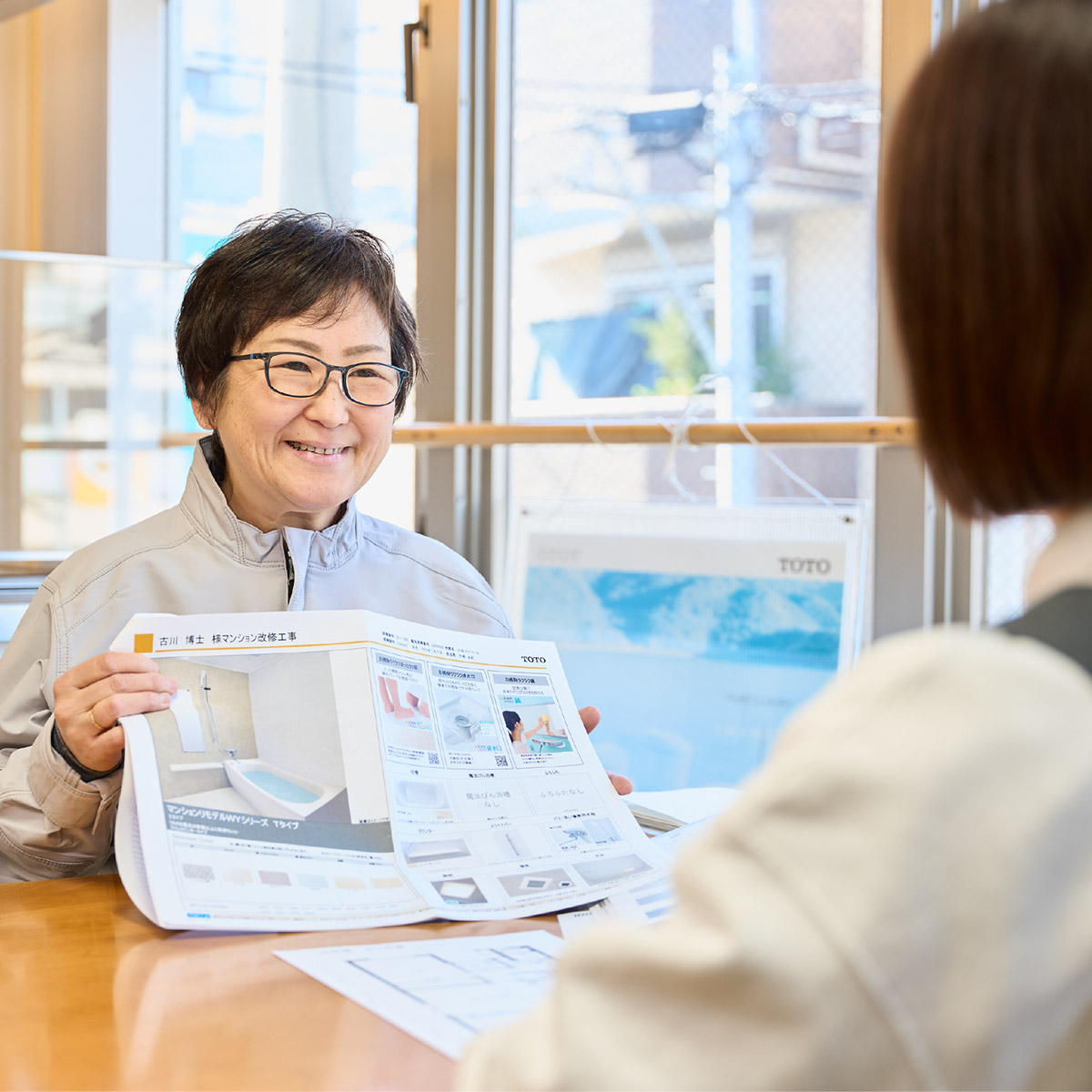 先輩社員インタビュー　2013年入社／中途採用　リフォーム部部長 01