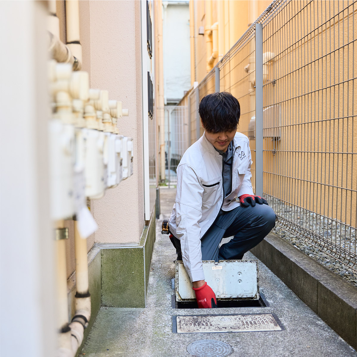 先輩社員インタビュー　2020年入社／中途採用　工事部係長 01