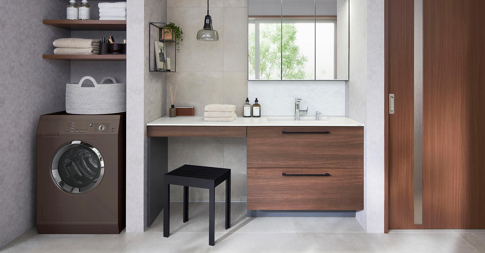 オオサキが手掛けた洗面所のリフォーム後